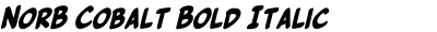 NorB Cobalt Bold Italic